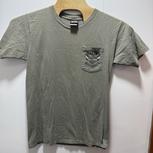 Vintage Harley Davidson Mackinaw City Michigan T Shirt Size Medium Made In USA - Picture 2 of 7